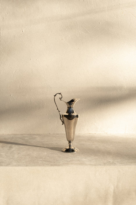 Silver antique ewer pitcher