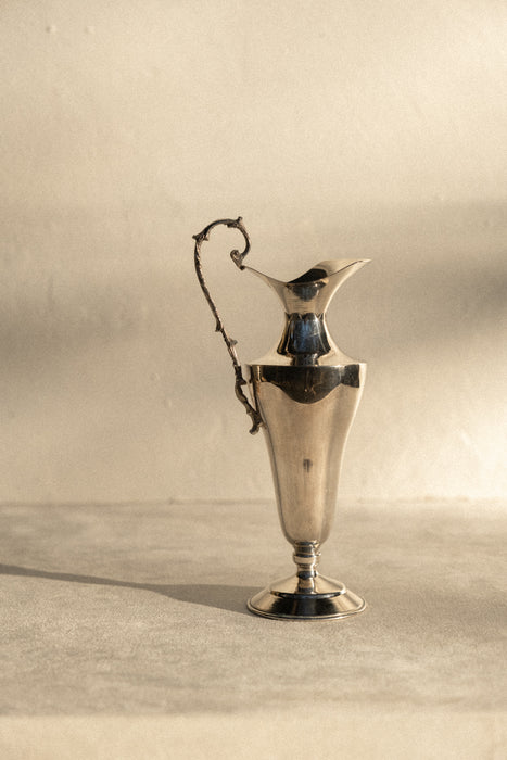 Silver antique ewer pitcher
