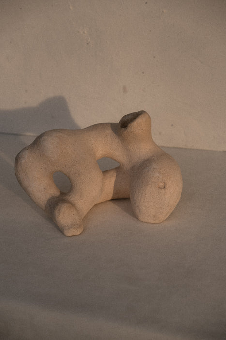 Sculptural abstract ceramic vase