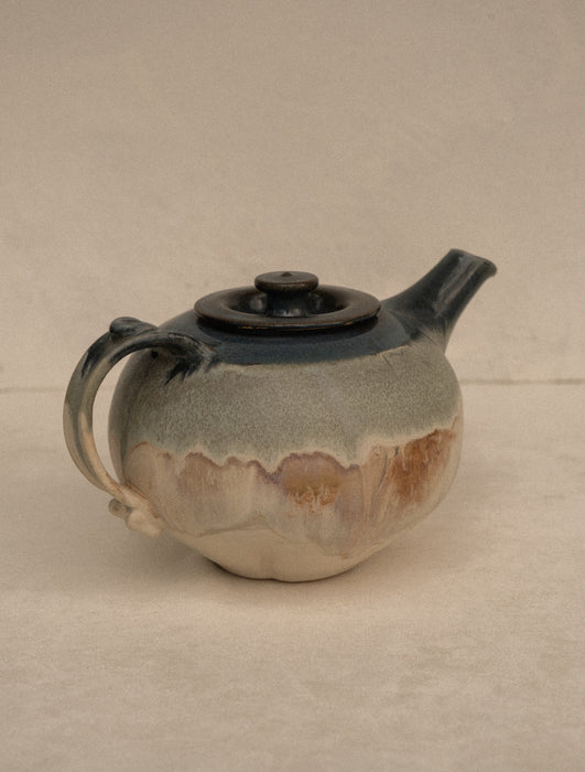 Extra large vintage studio pottery teapot