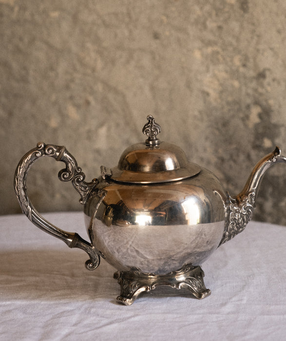 WM. A. Rogers silver tea kettle