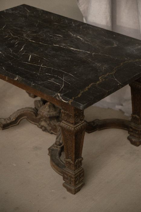 Vintage Spanish baroque wood coffee table