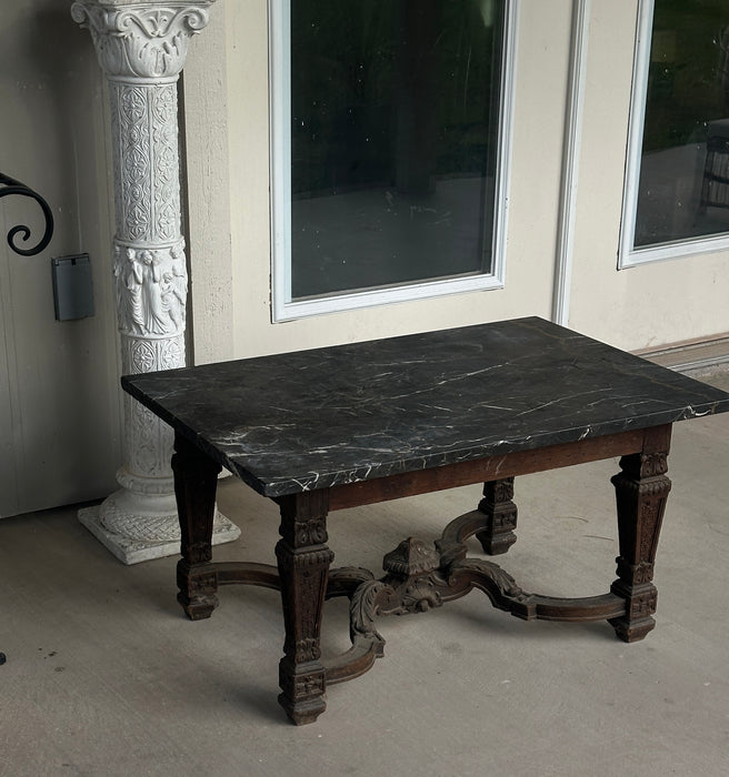 Vintage Spanish baroque wood coffee table