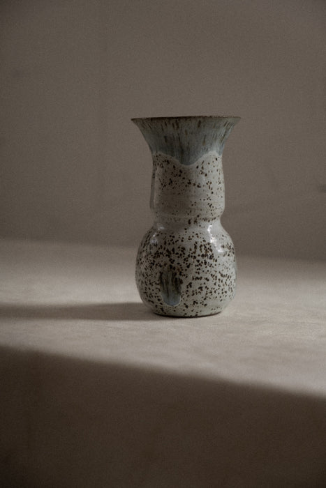 Artisan handcrafted ceramic glazed vase