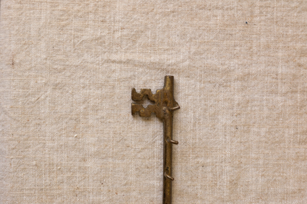 Vintage brass key holder