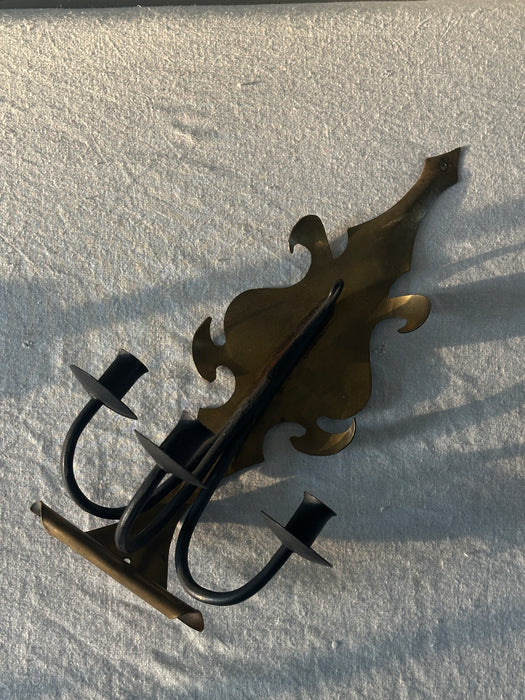 Vintage iron/metal 3 tier candle holder