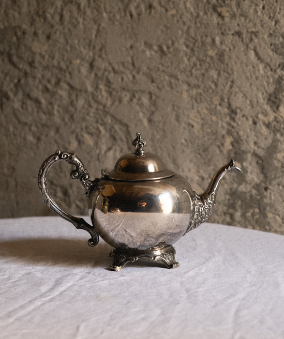 WM. A. Rogers silver tea kettle