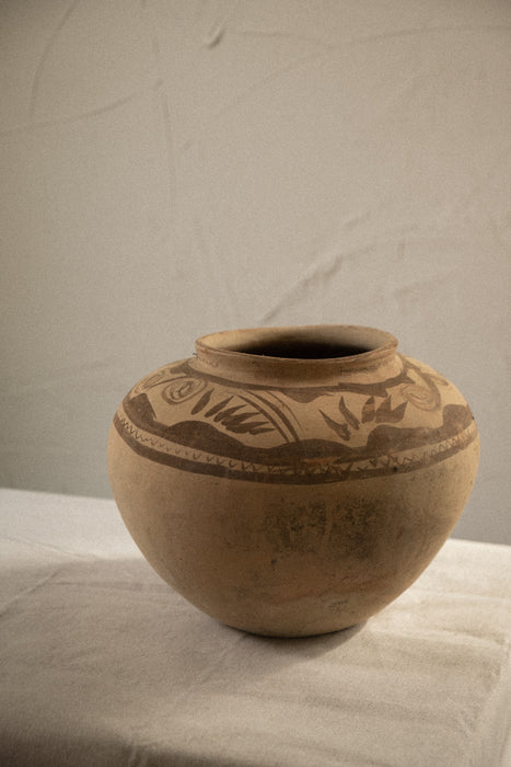 Vintage Mexican clay vessel