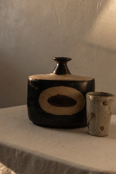 Vintage vase pottery set