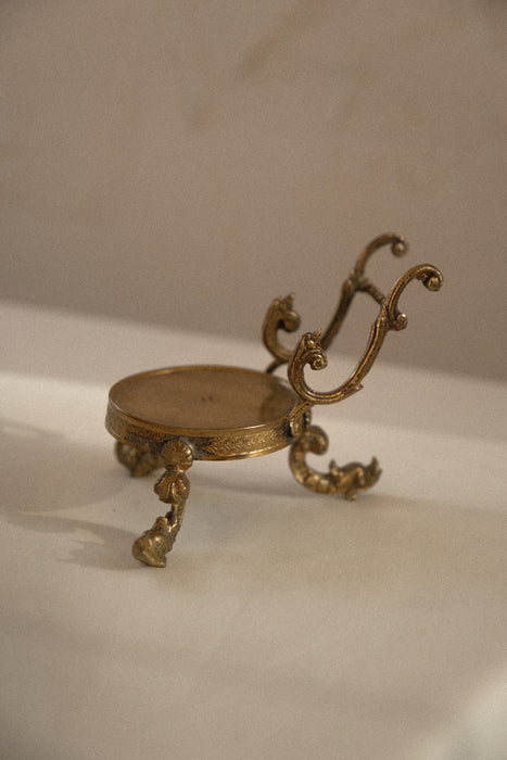 Antique Italian cup saucer holder