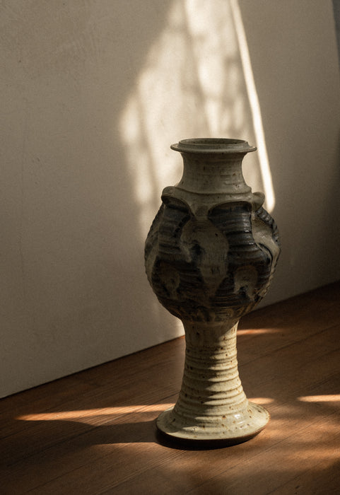 abstract mid-century ceramic vessel