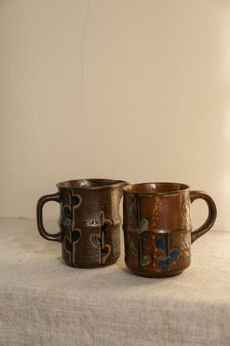 vintage mid-century cups set of 2