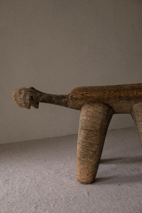 Antique Wabi-Sabi African wood stool