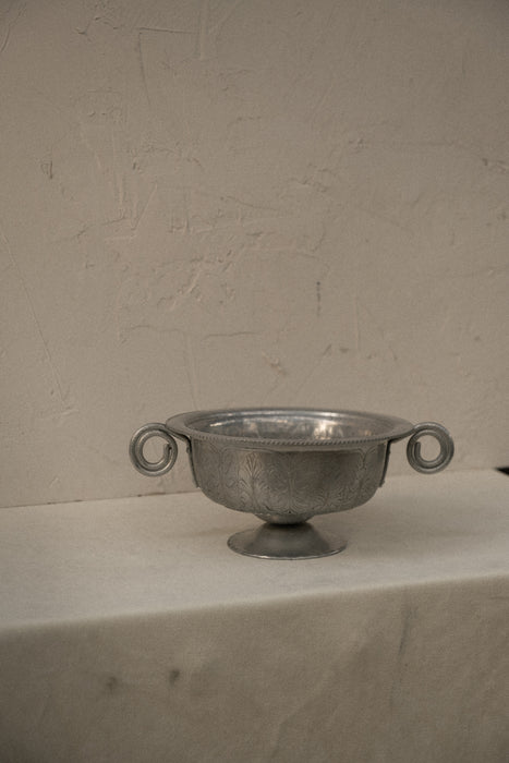 Antique hand wrought Trade Continental dish