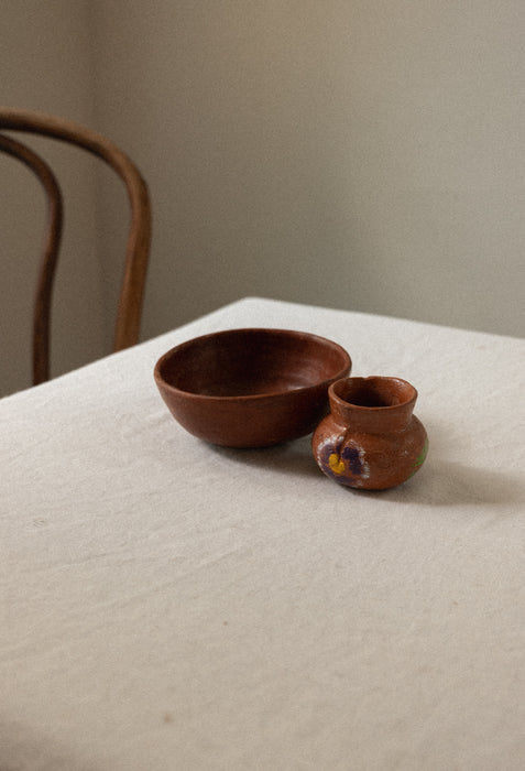Vintage mexican pottery set