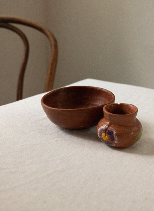 Vintage mexican pottery set