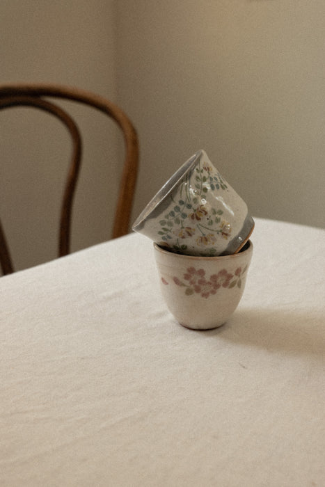 Vintage asian tea cups