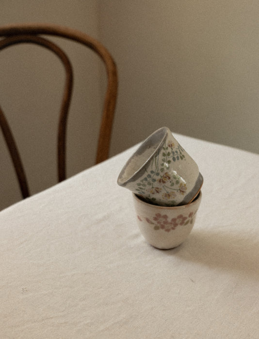 Vintage asian tea cups