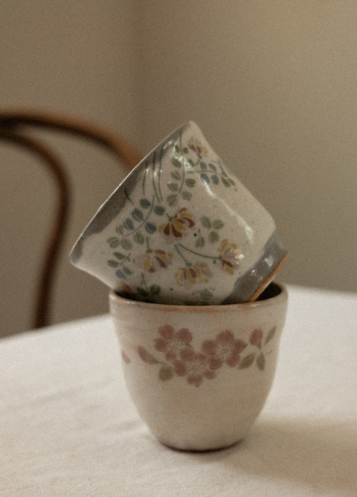 Vintage asian tea cups