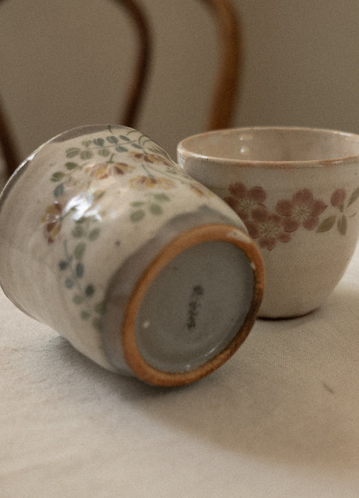 Vintage asian tea cups