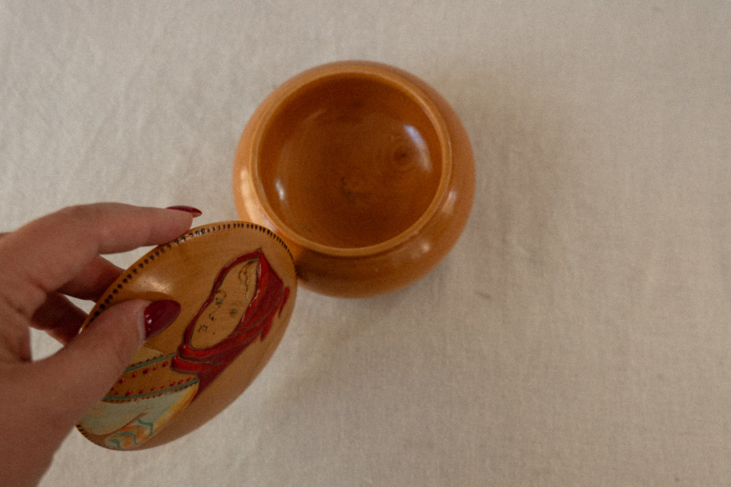 Vintage Romanian wood box