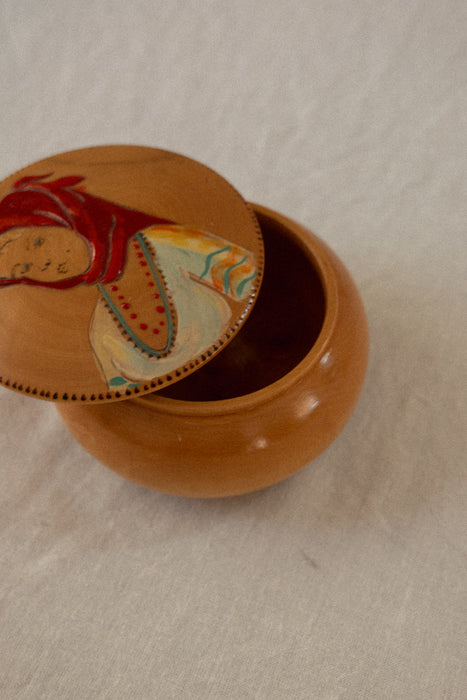 Vintage Romanian wood box