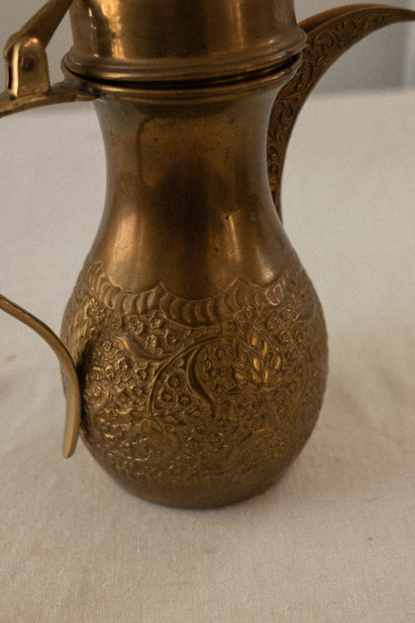 Vintage brass Arabic coffee pot (Dallah)