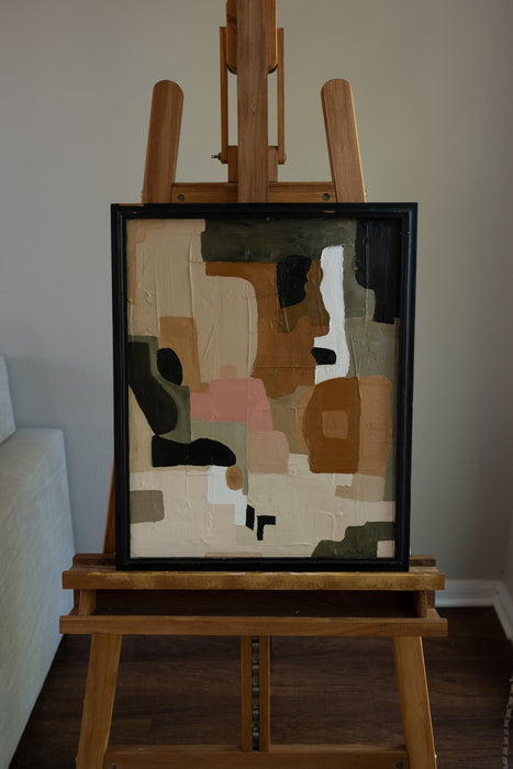 Original oil on canvas framed by Amada Ané