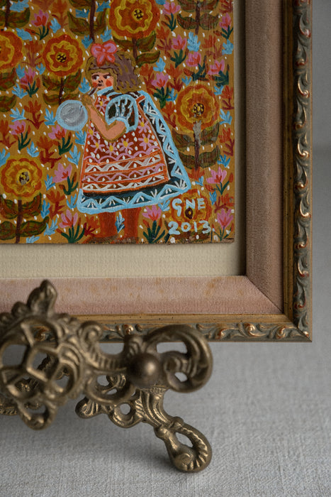 Folk art painting by Ilona Toth Gombkotone