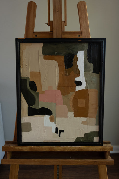 Original oil on canvas framed by Amada Ané
