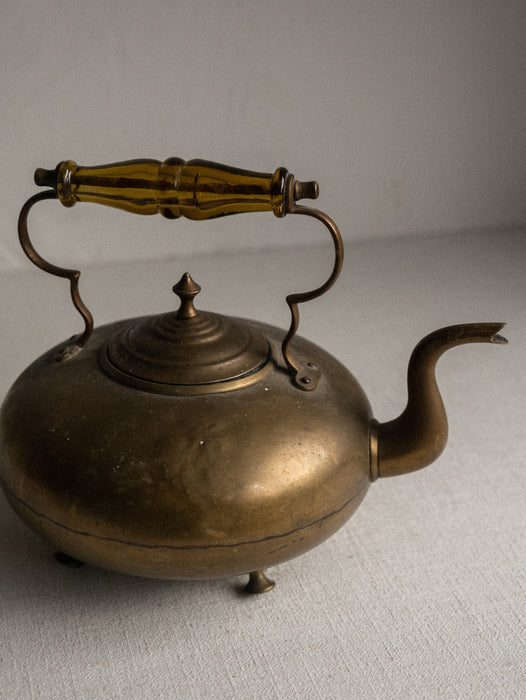 Antique brass kettle by JCB