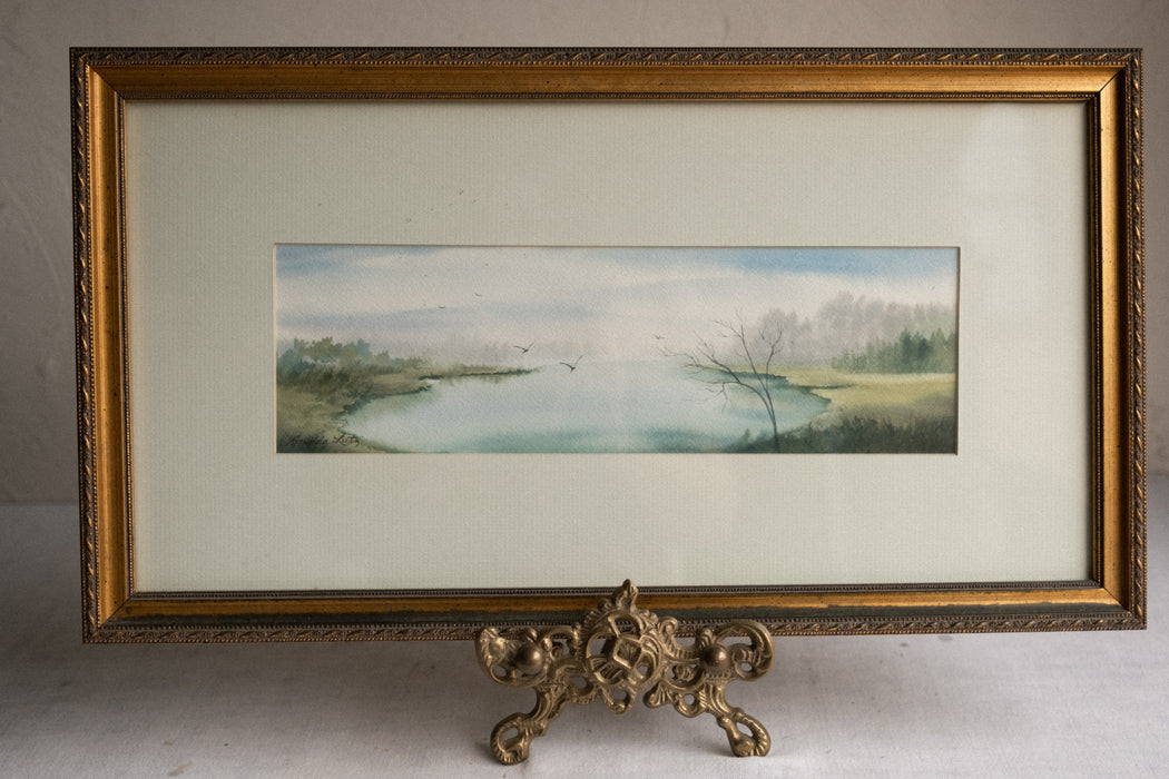 vintage-framed-landscapr-painting