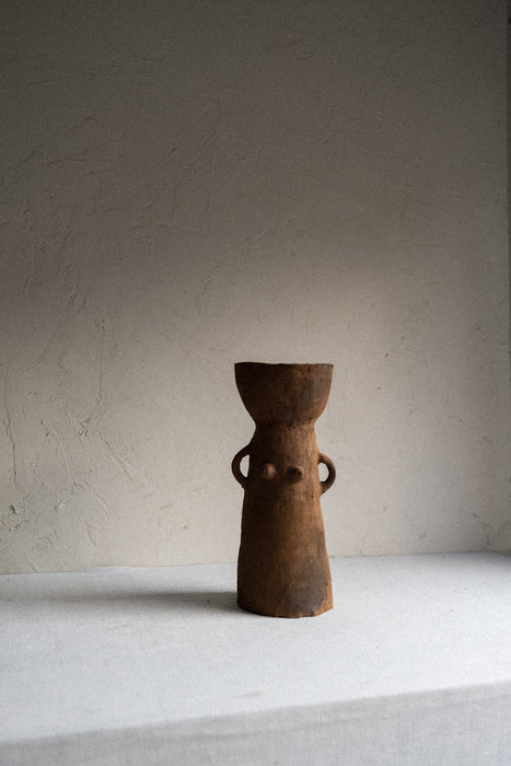 Mexican planter female figure sculpture/planter