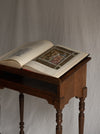 Antique walnut book stand